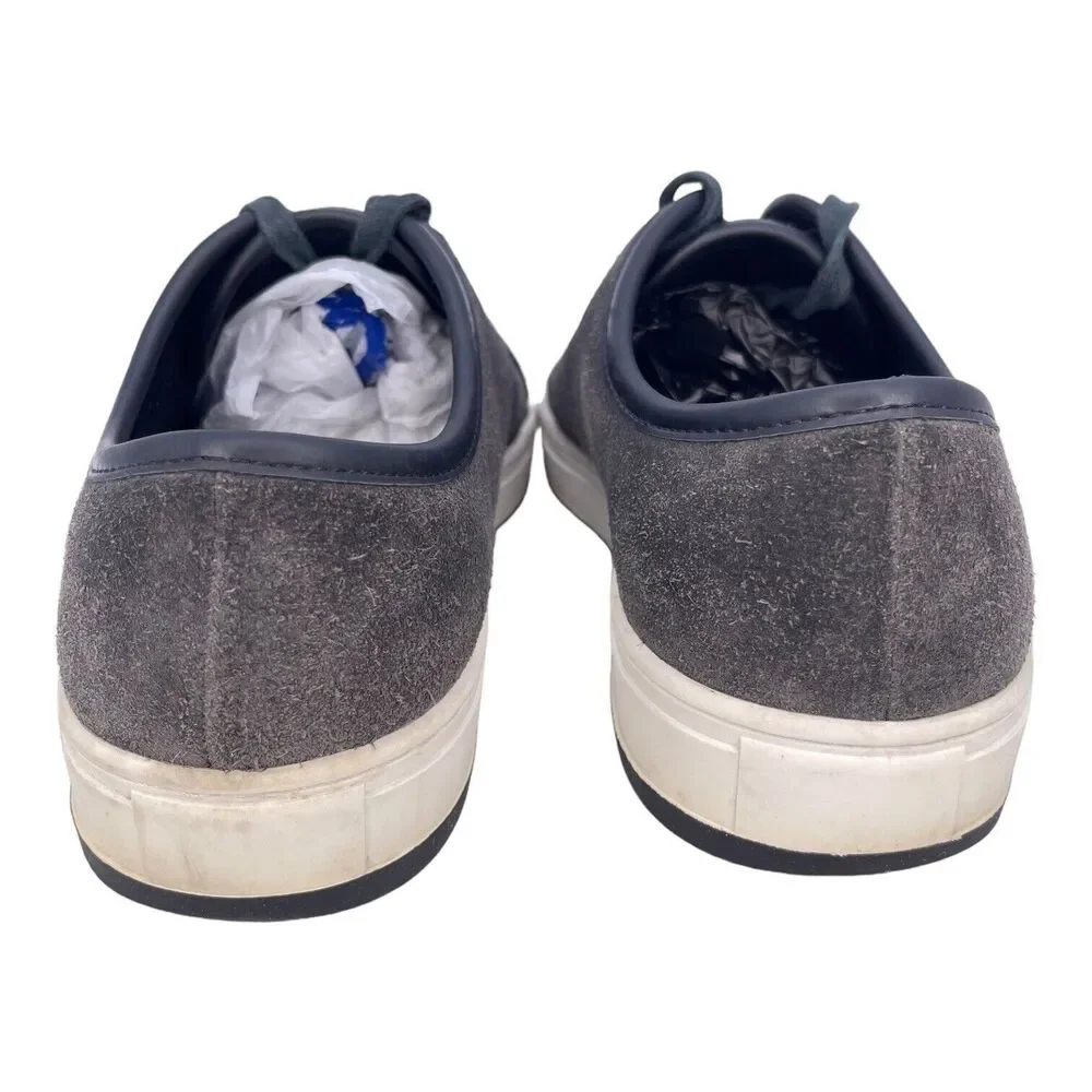 Karl Lagerfeld Paris Men's Lace Sneakers Low Top Shoes Suede Leather Size 10.5